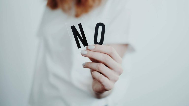 The art of saying no without guilt